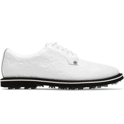 G/FORE Golf Shoes - Embossed Gallivanter - Snow - Onyx 2021