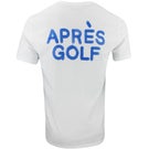 G/FORE Golf T-Shirt - Après Golf Cotton Tee - Snow AW23