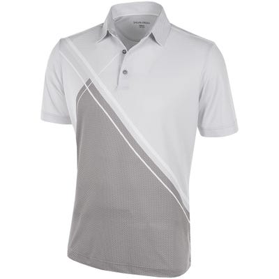 Galvin Green Golf Shirt - Martin - Cool Grey AW22