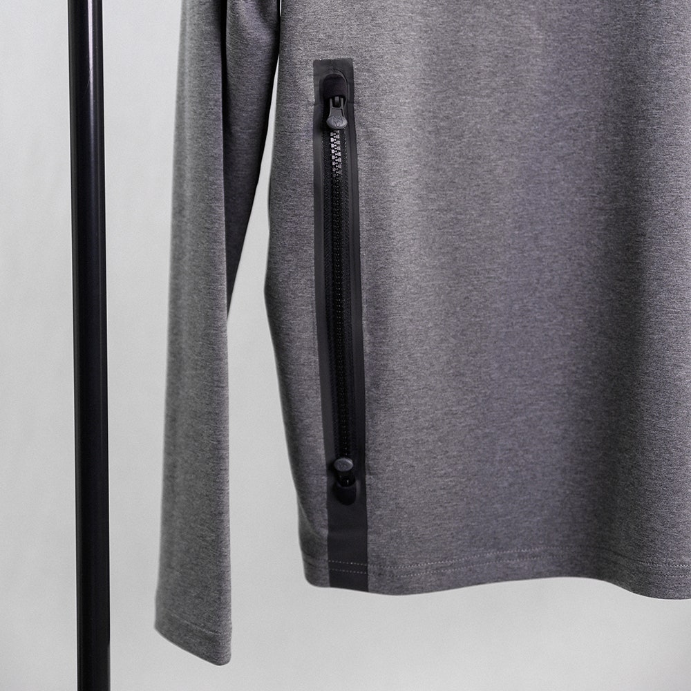 Greyson Golf Jumper - Cokato Hoodie - Smoke Heather SS25