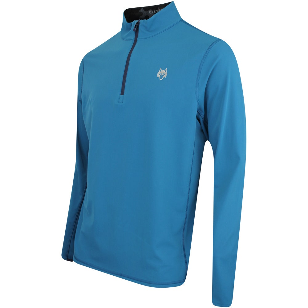Greyson Golf Pullover - Tate QZ - Sea Turtle SS24