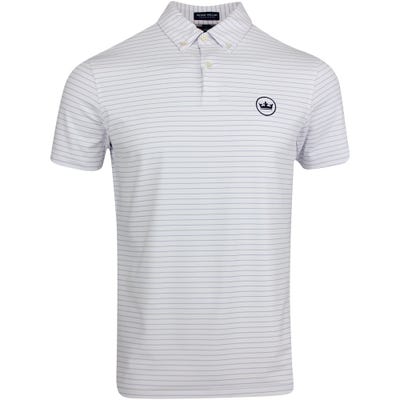 Peter Millar Golf Shirt - Duet Performance Polo - White FA22