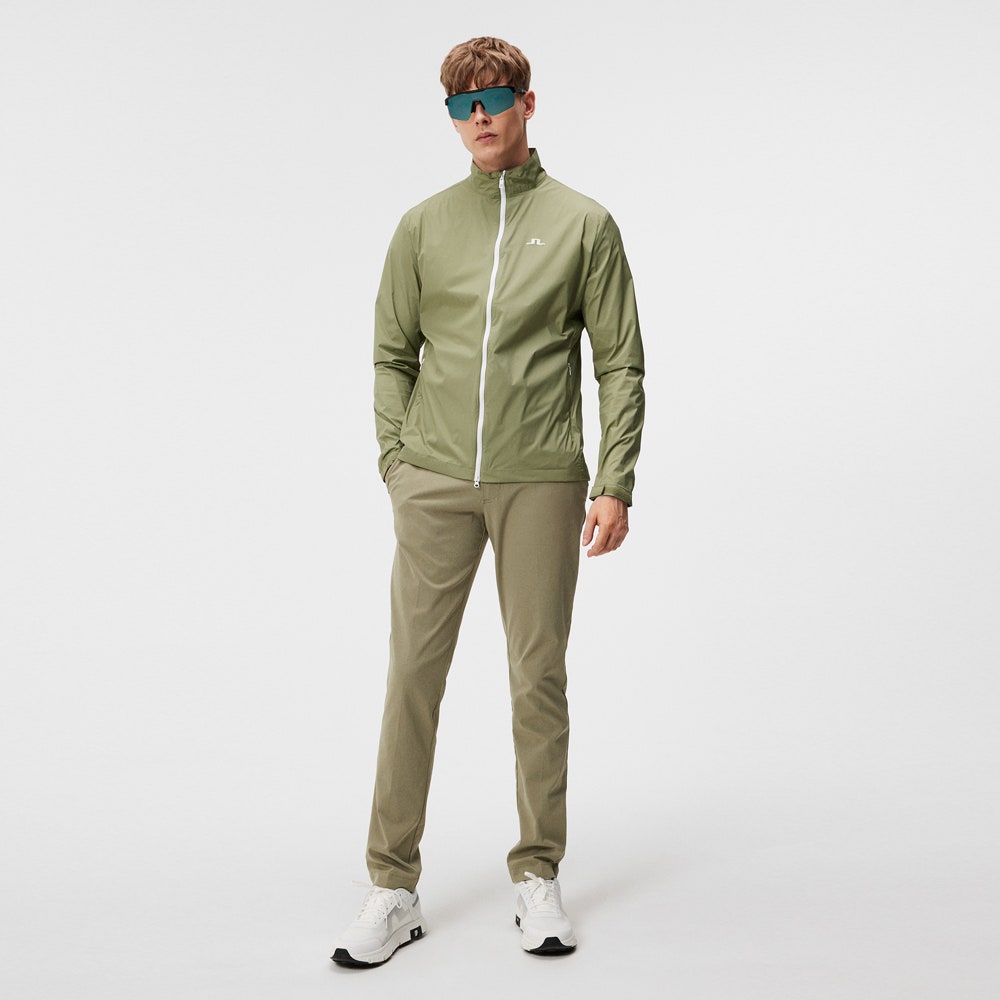 J.Lindeberg Golf Jacket - Ash Light Packable - Oil Green SS24