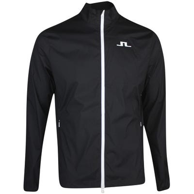 J.Lindeberg Golf Jacket - Ash Light Packable - Black SS22