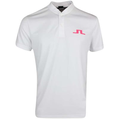 J.Lindeberg Golf Shirt - Bode Regular Fit - White SS22