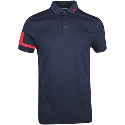 J.Lindeberg Golf Shirt - Heath Regular Fit - JL Navy AW22