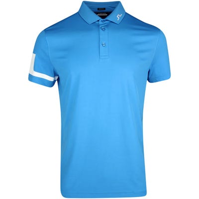 J.Lindeberg Golf Shirt - Heath Regular Fit - Dresden Blue PS22
