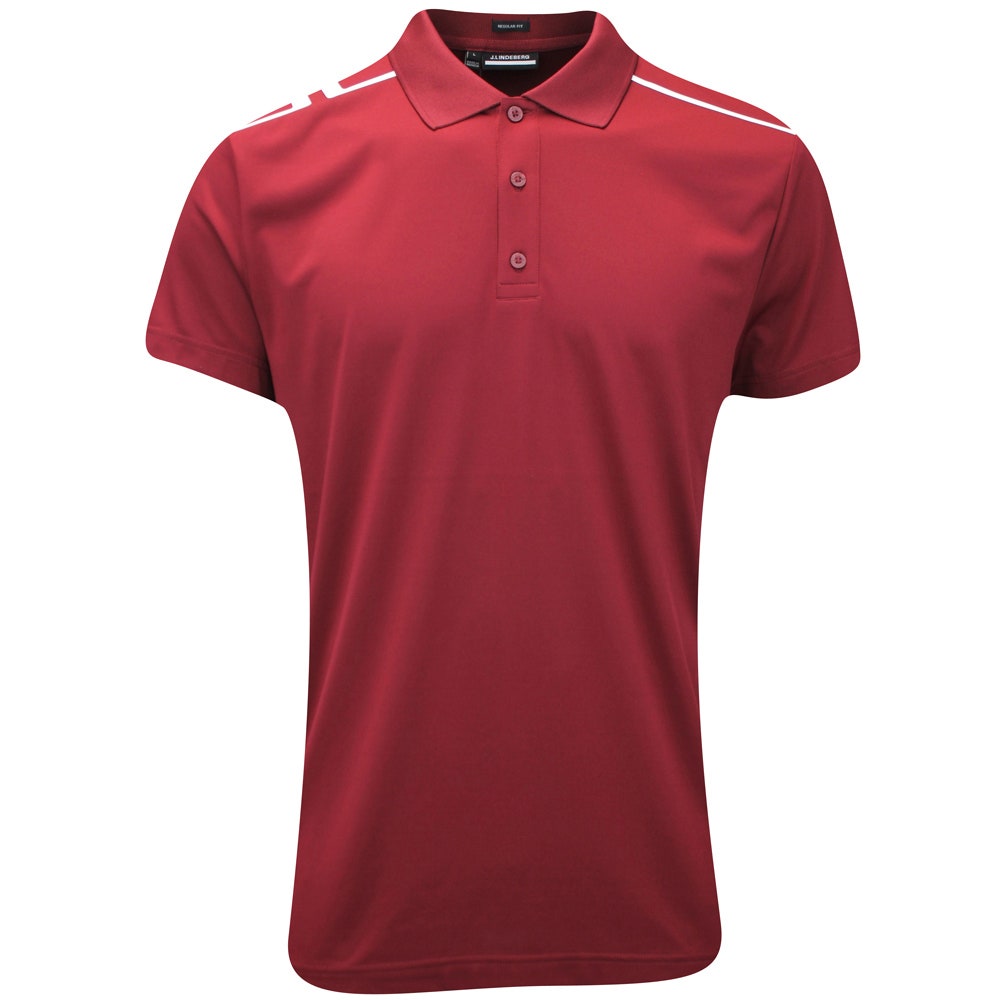 Red Polo Graphics Golf Shirt Short Sleeve Tactial
