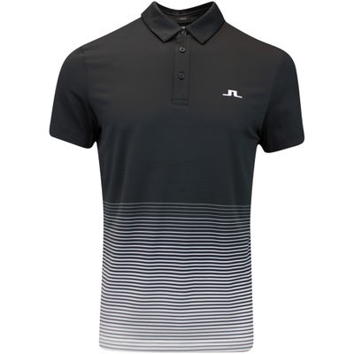 J.Lindeberg Golf Shirt - Lowell Slim Fit - Black AW23