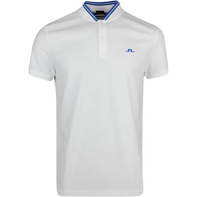 J.Lindeberg Golf Shirt - Tyson Regular Fit - White SS22