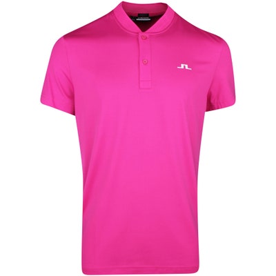 J.Lindeberg Golf Shirt - Wince Regular Fit - Fuchsia SS24