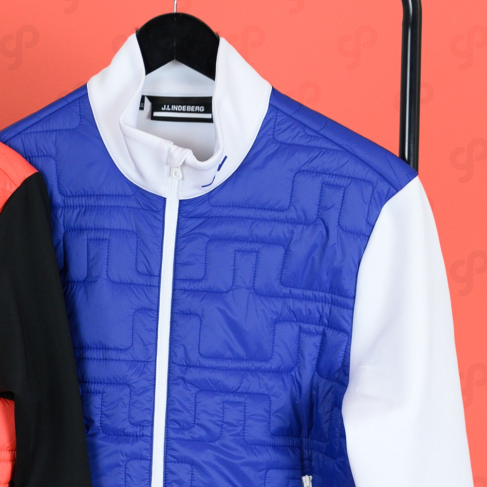 J.Lindeberg Golf Jacket - Stefano Hybrid FZ - Sodalite Blue PS24