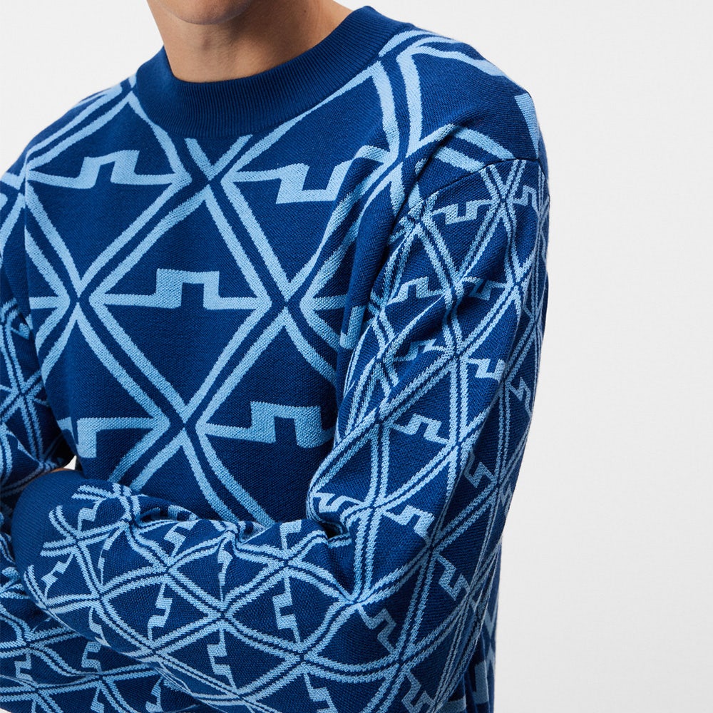 Mens diamond patterned online jumpers