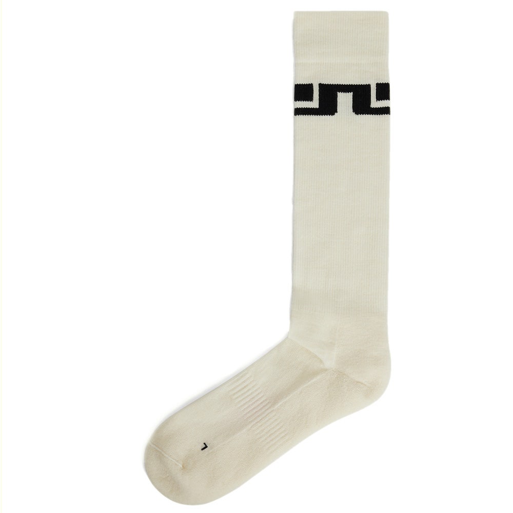 J.Lindeberg Golf Socks Mike Ski Wool Sock Off White AW23