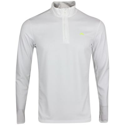J.Lindeberg Golf Pullover - Johan Mid Layer - White AW21