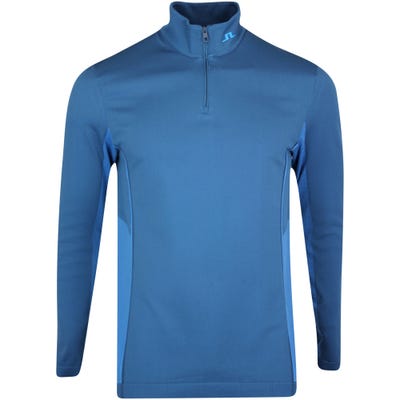 J.Lindeberg Golf Pullover - Kenny Mid Layer - Majolica Blue AW21