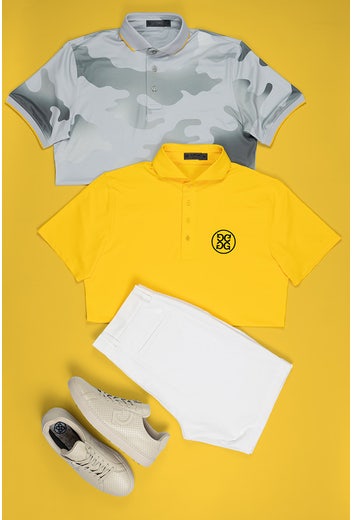 G/FORE Golf - Summer Outfit Laydown - Yellow 2023