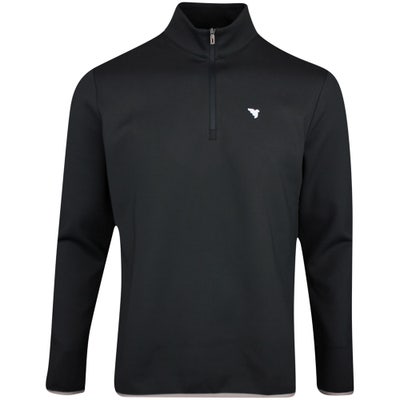 Macade Golf Pullover - Therma Quarter Zip - Black AW23