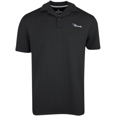 Macade Golf Shirt - Jace Resort Collar Polo - Black AW23