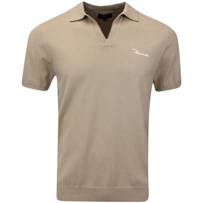 Macade Golf Shirt - Mac Knitted Polo - Brown AW23