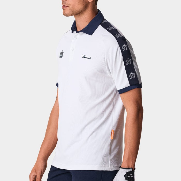 Macade Golf Shirt - Admiral Sportswear Kit Polo - White AW23