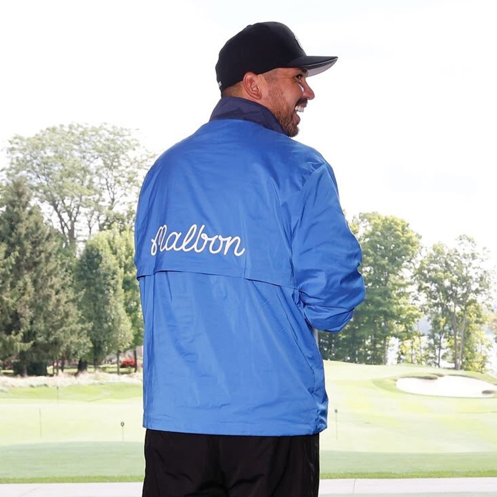 Malbon Golf Outer Layer - Cascade Windshirt - Royal AW24