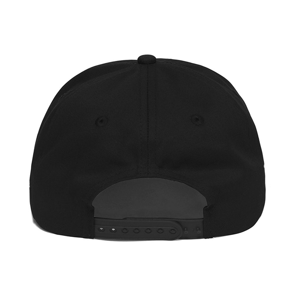 Malbon Golf Cap - Winston Rope Snapback - Black SU23