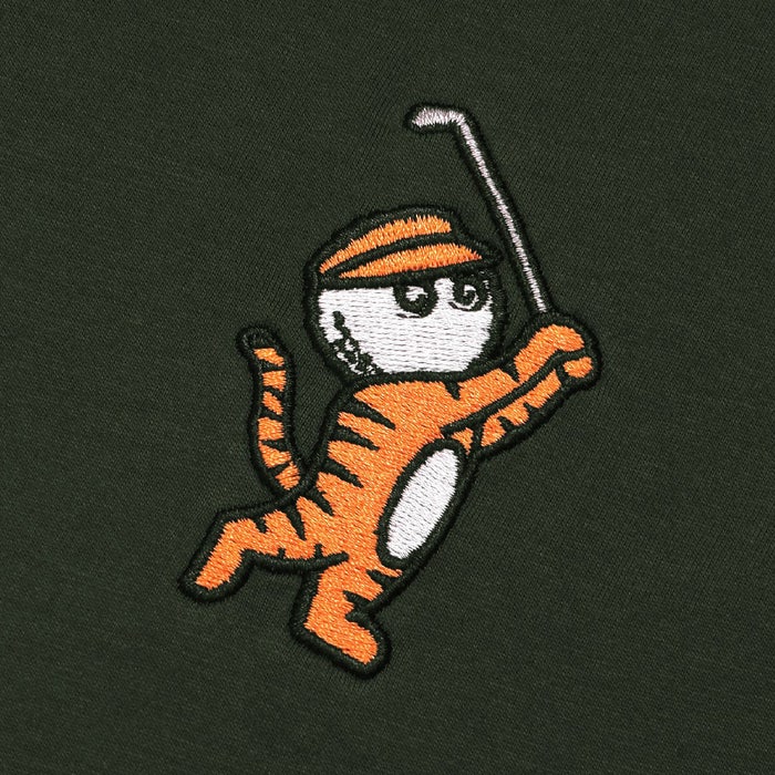 Malbon Golf T-Shirt - Tiger Buckets Tee - Hunter Green AW23