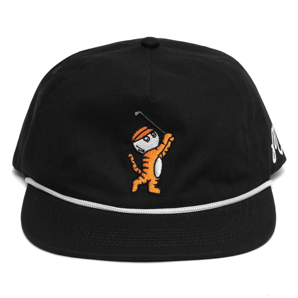 Malbon Golf Cap Tiger Buckets Snapback Black AW23