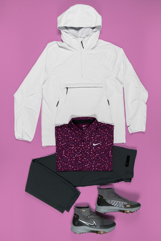 Nike Golf Habanero Red Golf Polo Shirt Campaign SS19