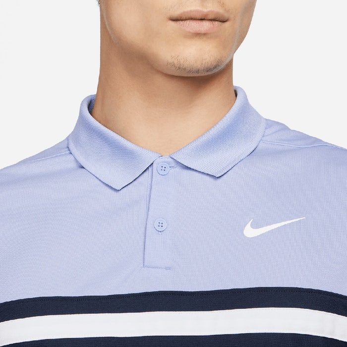 Nike Golf Shirt - NK DF Victory Colour Block - Light Thistle FA22