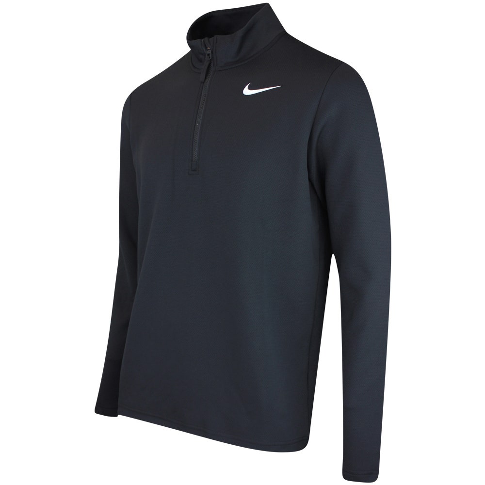 Nike Golf Pullover - NK DF Victory Therma Flex HZ - Black SP25