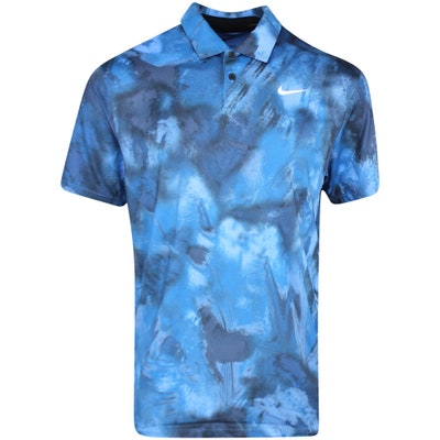 Nike Golf Shirt - NK DF Tour Ombre Print Polo - Obsidian SP24