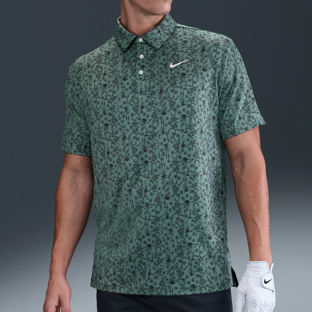 Nike Golf Shirt - NK DF Tour Texture Blade Polo - Jade