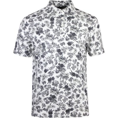 Nike Golf Shirt - NK DF Player Floral Print - White SU22