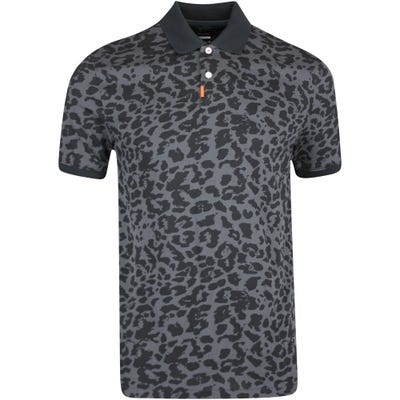 Nike Golf Shirt - Primal Print Polo Slim - Dk Smoke Grey HO21