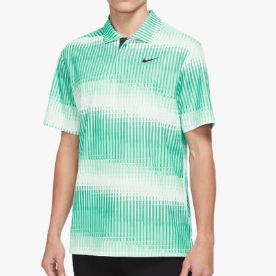Nike Golf Shirt - TW ADV Print Polo - Mint Foam FA22
