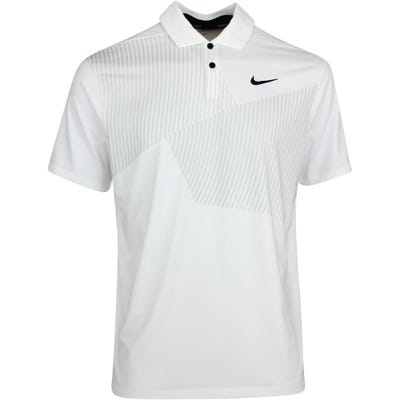 Nike Golf Shirt - NK DF Vapor Print - White FA22