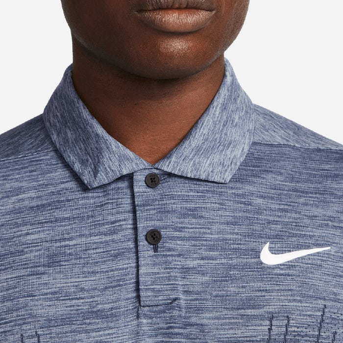 Nike Golf Shirt - NK DF Vapor Jacquard - Obsidian FA22