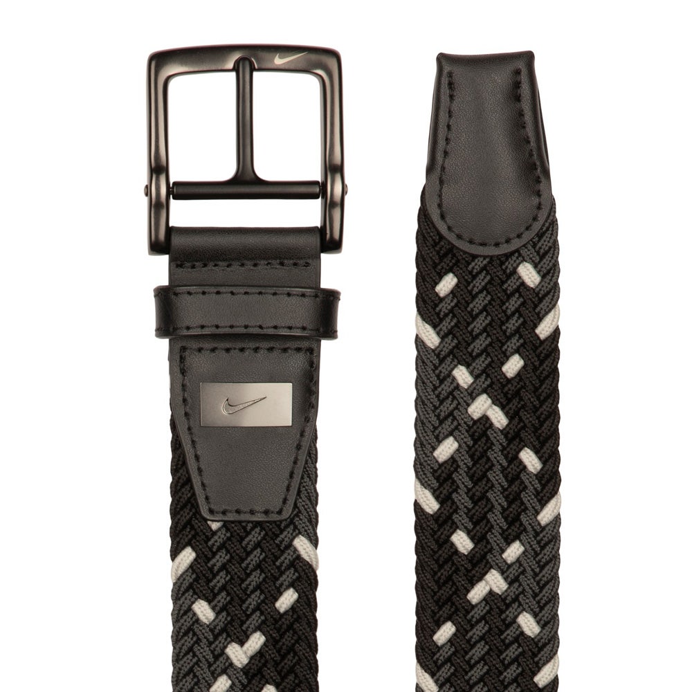 Nike stretch cheap woven belt black