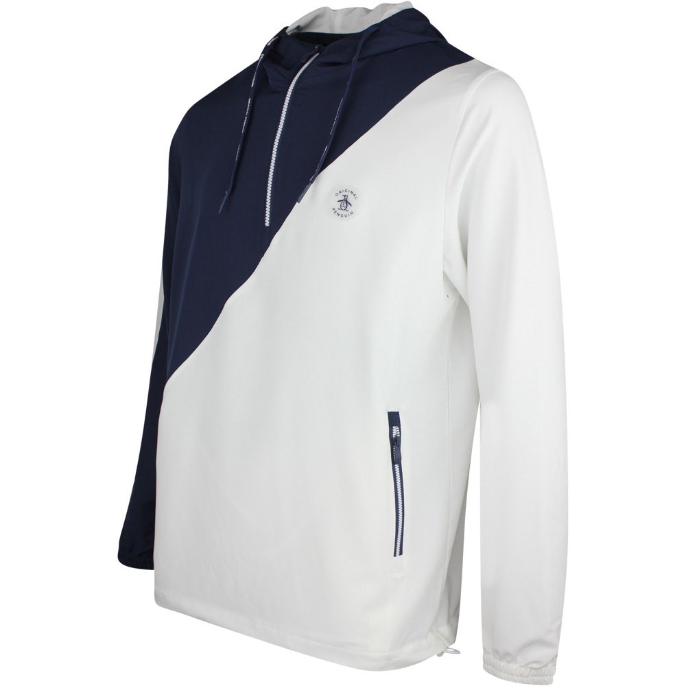 Original Penguin Golf Hoodie - Colour Block Wind Jkt - Black