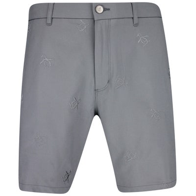Original Penguin Golf Shorts - Embroidered Pete - Quiet Shade AW23