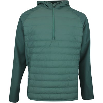 Peter Millar Golf Jacket - All Course Quilted Hoodie - Balsam AW23