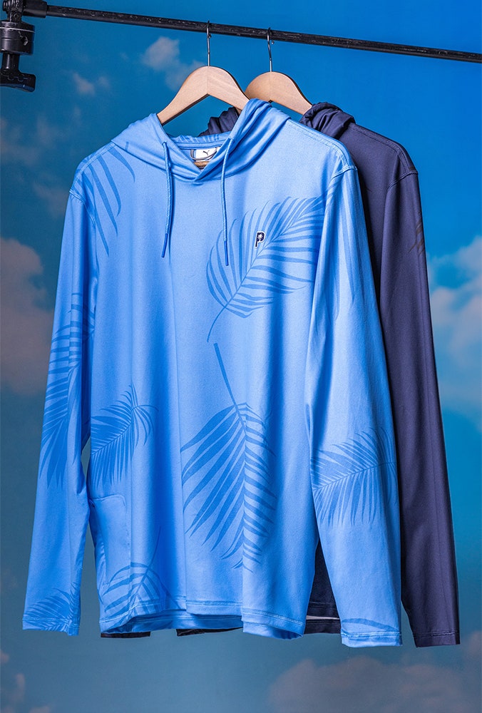 PUMA x Palm Tree Crew - Leaf Print Mid Layer Hoodies