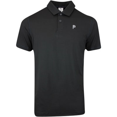 PUMA Golf Shirt - PTC Cloudspun Polo - Black AW23