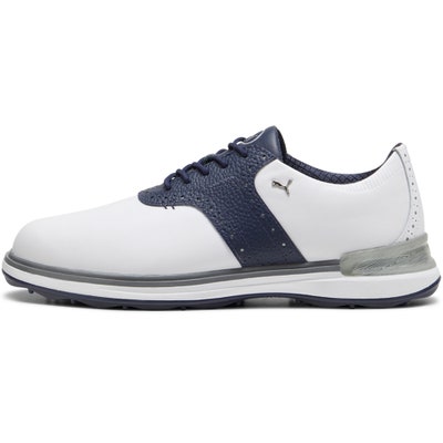 PUMA Golf Shoes - Avant Saddle - White - Navy 2024