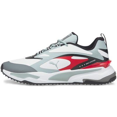 PUMA Golf Shoes - GS-Fast - White - High Risk Red 2022