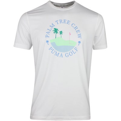 PUMA Golf T-Shirt - PTC Island Tee - White Glow SS24