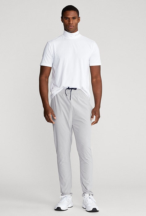 RLX Ralph Lauren - Mock Neck Golf Shirt - White SS22