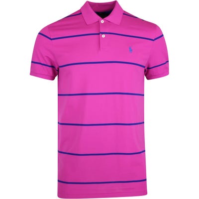 Ralph Lauren POLO Golf Shirt - Stripe Pique - Vivid Pink SS22
